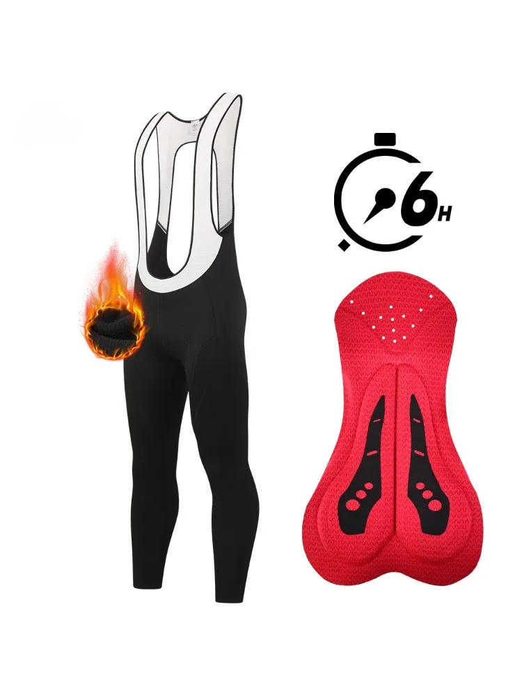 AliExpress X-TIGER New Winter Men's Cycling Long Bibs Gel Padded Windproof Mountain Road Bike Pants Warm Comfortable Cycling Leggings