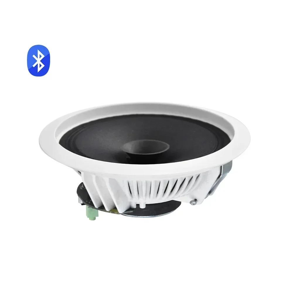 Ceiling Speaker 6inch Built-in Class-D Amplifier Full Range Bluetooth Wall Loudspeaker for Smart Home Theater Sound System Music