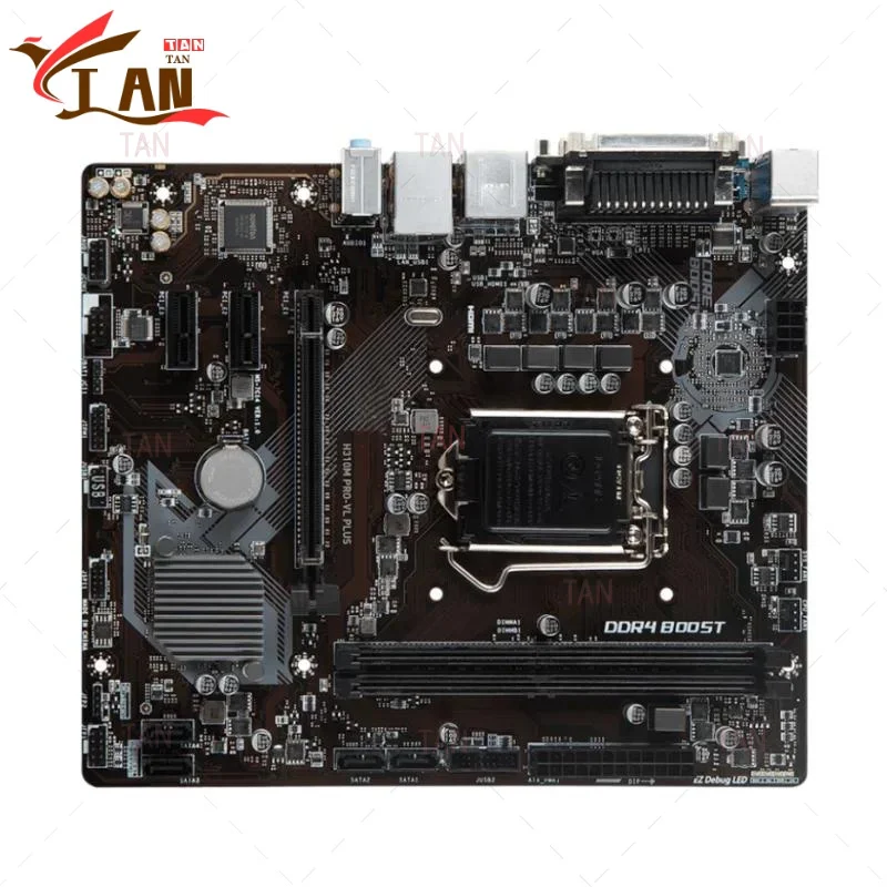 

For MSI H310M PRO-VL PLUS Motherboard H310 32GB LGA 1151 DDR4 Micro ATX Mainboard 100% Tested Fast Ship TT