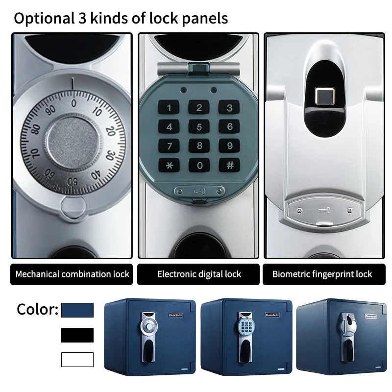 custom.Fireproof Personal Safe 2 Layer Fireproof Combination Safe With Bolt-down Feature Documents or Money -2092D