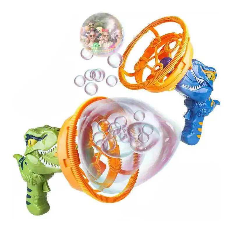 New Bubble Gun Bubble Machine Dinosaur Bubble Machine Toys Suitable for Children and Toddlers Bubble Gun Party Gifts Birthday