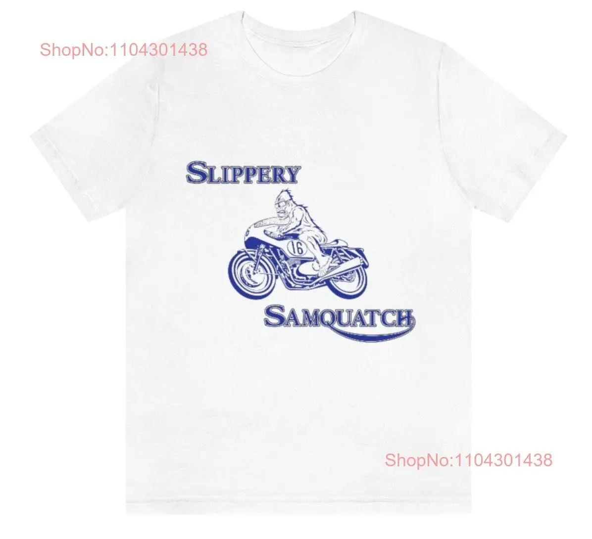 Slippery Samquatch Jersey  T Shirt long or short sleeves