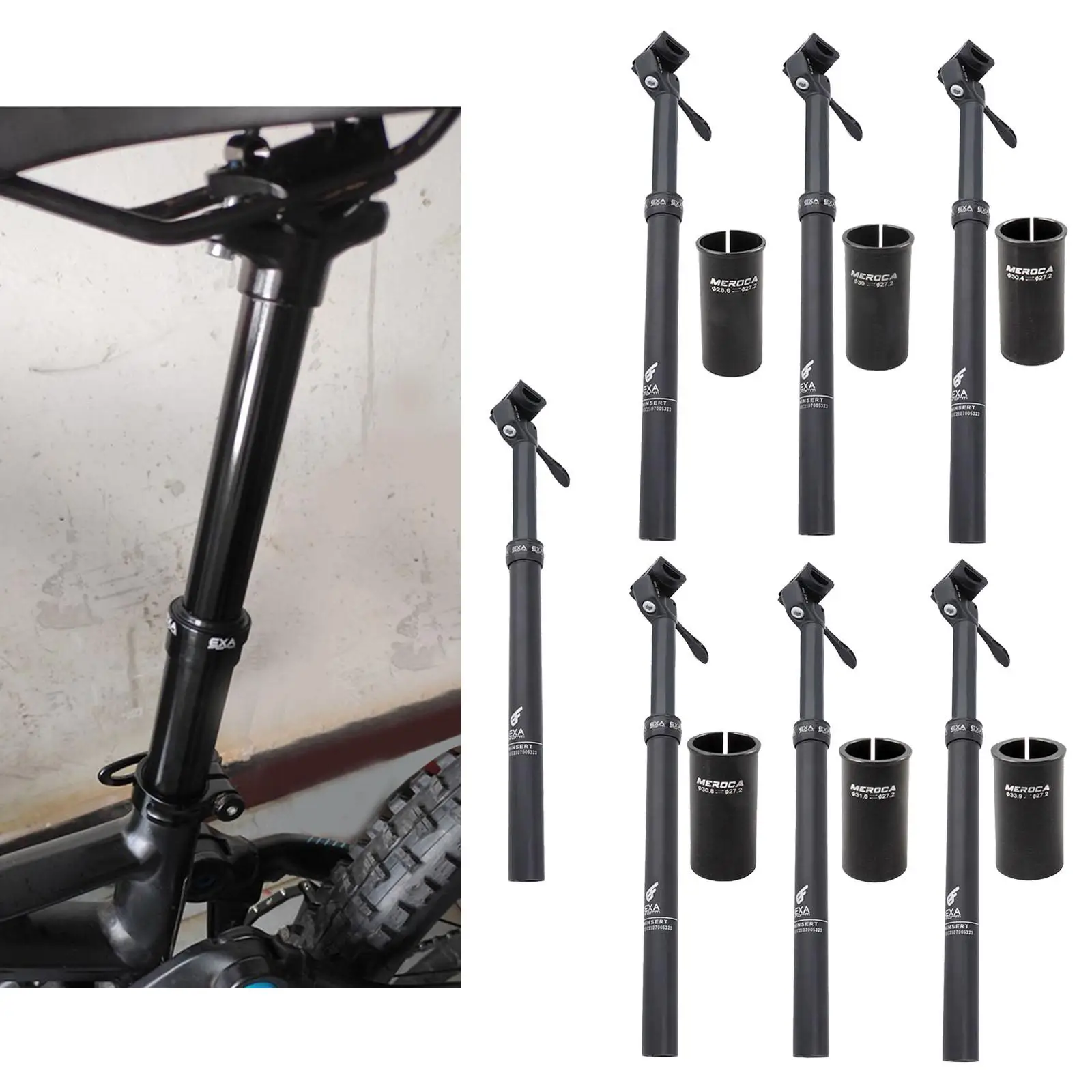 Oil Hydraulic Bike Seat Post Shock Absorber Repair Component for BMX and Mountain Bicycle Accessories