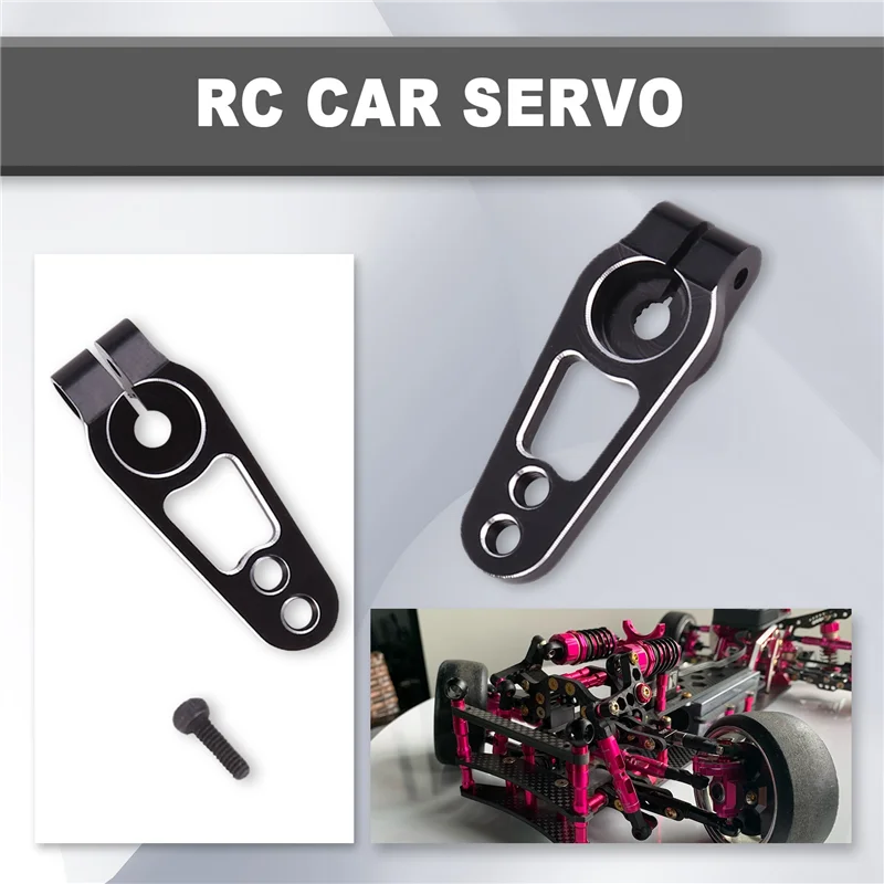 FBIL-5PCS In Lega di Alluminio 31 Millimetri 25T Sterzo Servo Braccio Corno Per Futaba Sakura D4 1/10 RC Drift Car Crawler parti