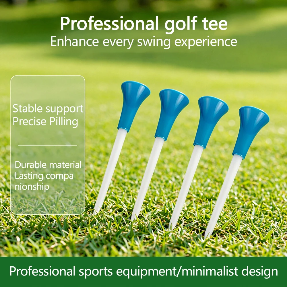 FzcSpeed Gummi-Golf-Tees Golf-Tee-Halter für Driving Range & Simulator 80mm 5er-Pack Unzerbrechliche Golf-Matte-Tees – Detail 5
