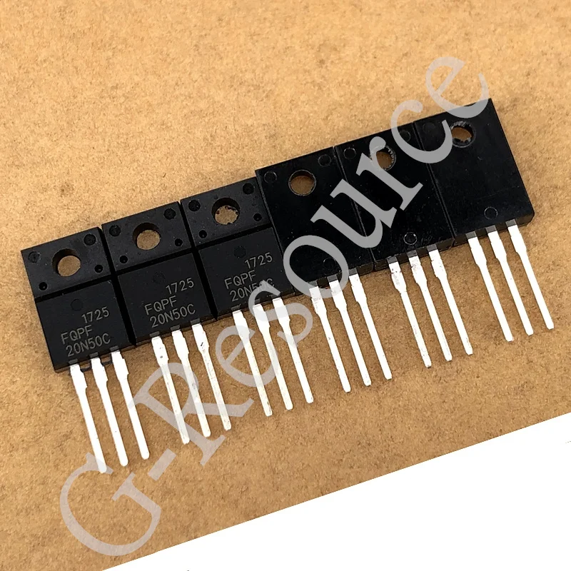 (10 pièces) FQPF20N50FT FQPF20N50C 20N50 TO-220 20A 500V MOSFET canal N