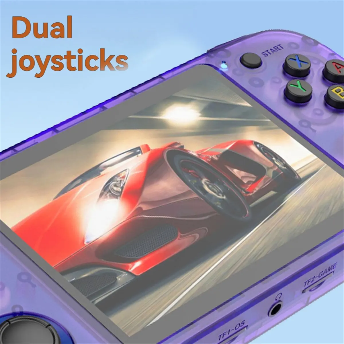 

R46H Ретро портативная игровая консоль портативный видеоплеер 4,2-дюймовый экран поддержка 10+ эмуляторов 64G памяти A