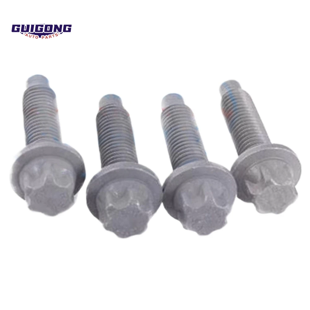 GUIGONG 4pcs Genuine Engine Mount Support Aluminum Screw for BMW 1, 3, 5, 7, X1, X3, X5, X6, Z4 Series N52 Car Accessories