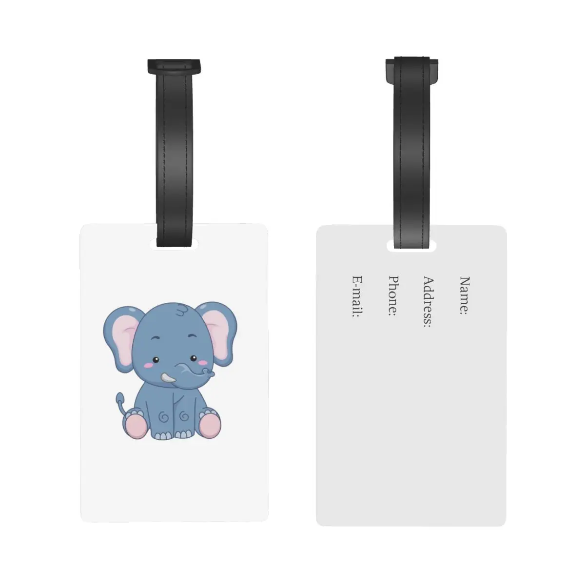 Dumbo De Schattige Olifant Bagagelabels Koffer Accessoires Reizen Pvc Schattige Bagage Boarding Tag Draagbare Label Houder