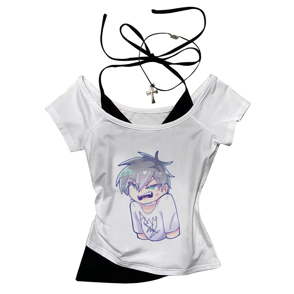 Alien Stage crop top ladies dollette vintage anime funny clearance sales shirt japanese clearance sales cute kawaii funny