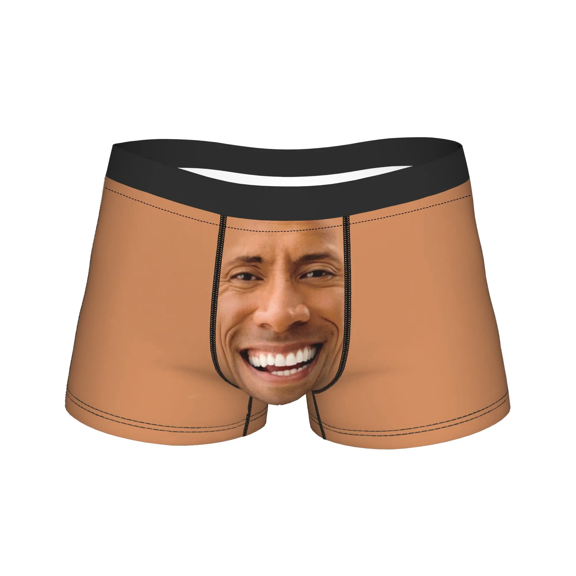 

Dwayne Douglas Johnson The Rock Face Merch Boxers Briefs Novelty Underwear Boxer Briefs Gag Gift For Men