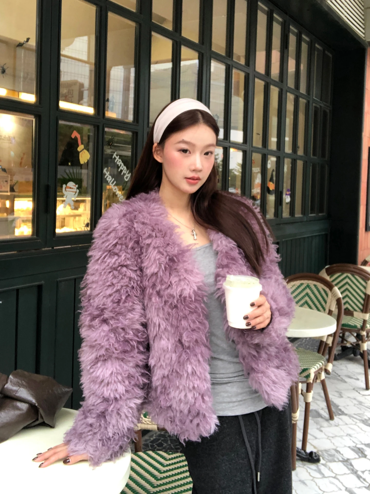 

Red Celebri Studio Women's ort Cotton Jaet Autumn Winter New Sle Korean Sle Warm Polyester Fiber Ladies Coat Purple
