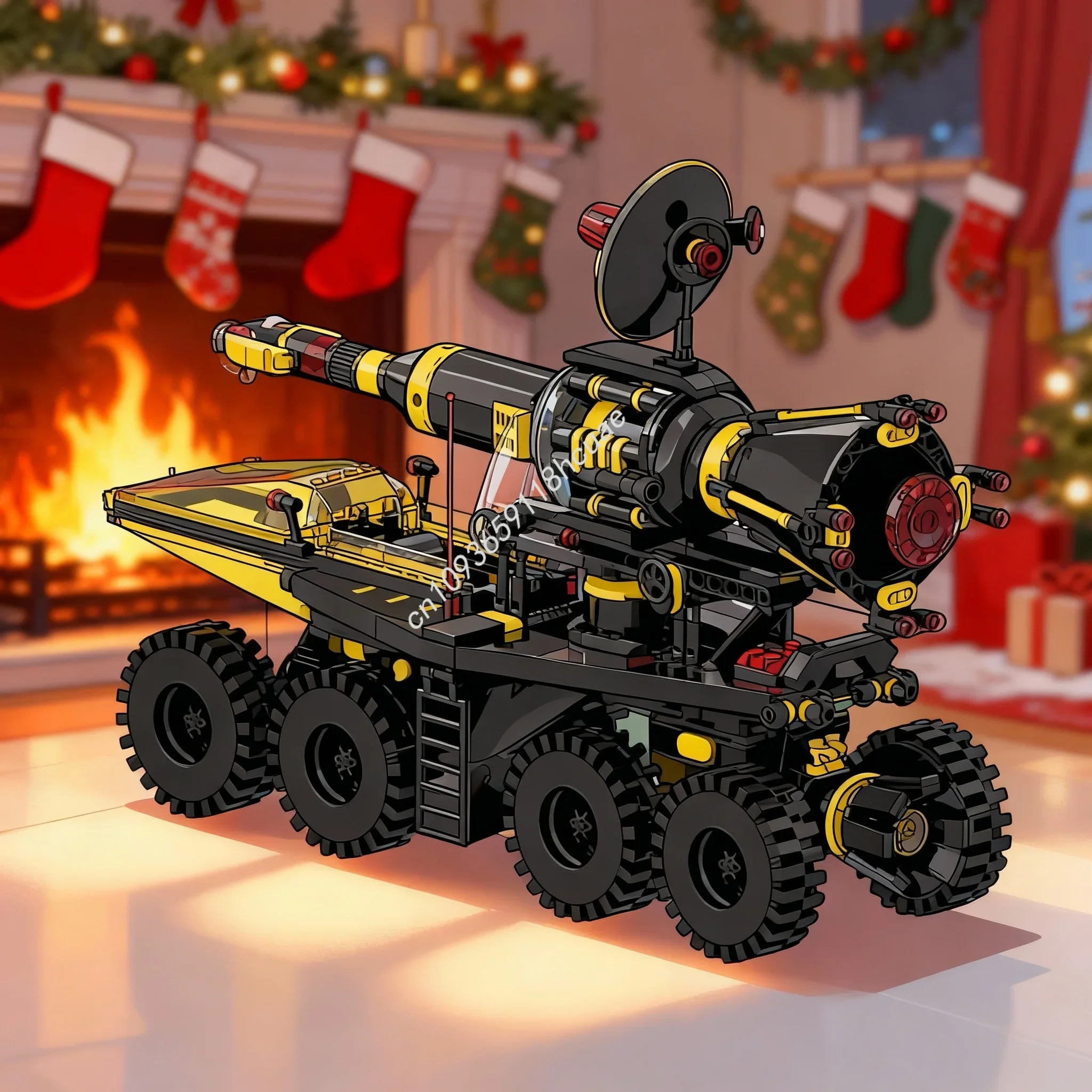 862-pz-moc-mobile-rocket-transport-blacktron-i-modellino-costruzioni-mattoncini-assemblabili-fai-da-te-giocattolo-creativo-regalo-di-compleanno-per-festival