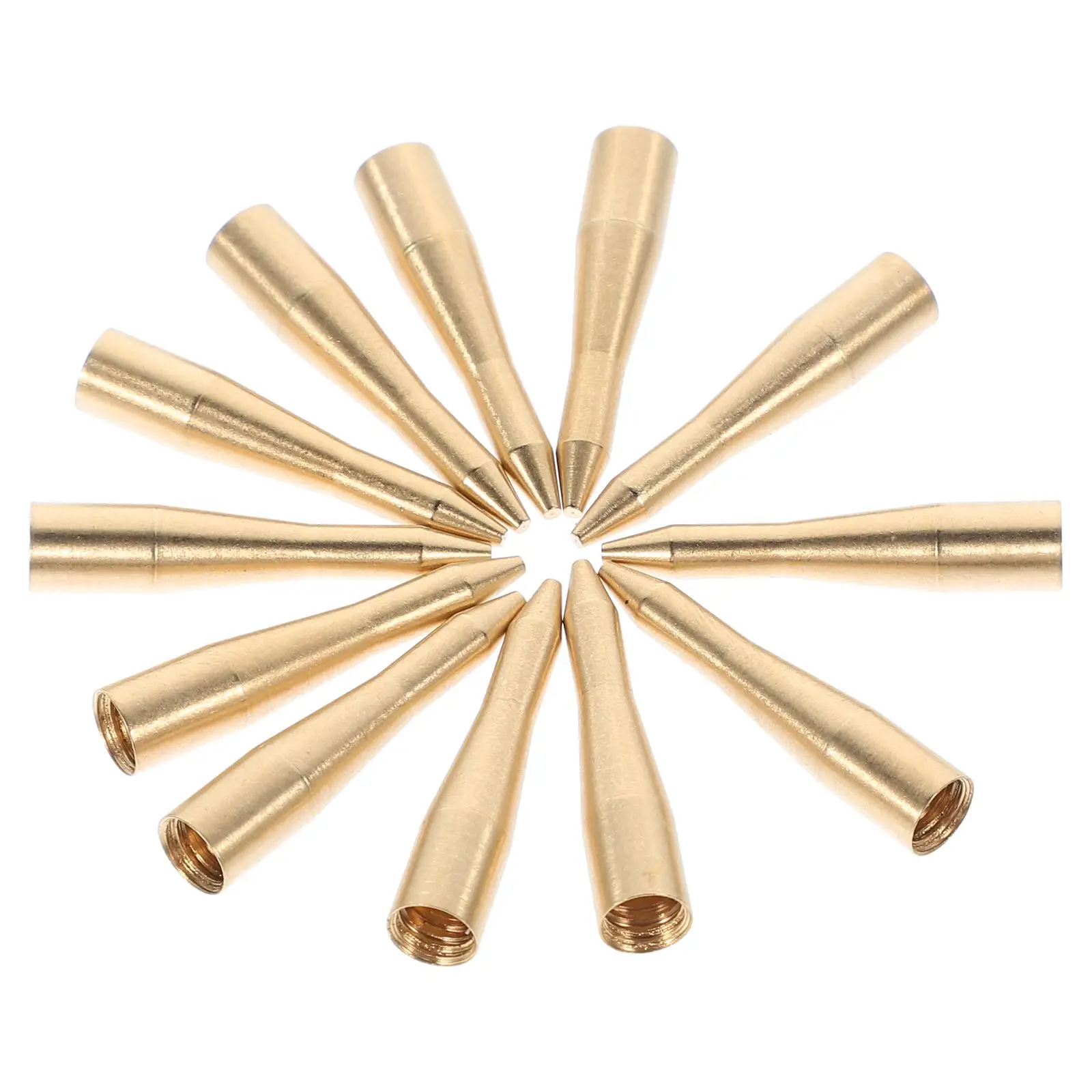 12 Pcs Shaft Metal Sleeve Plaything Professional Rod Accessories Gaming Supply Lightweight Portable Design