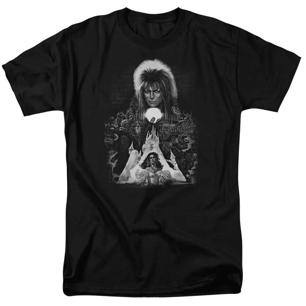 Labyrinth Castle T Shirt Mens Licensed Classic Movie Goblin King Black