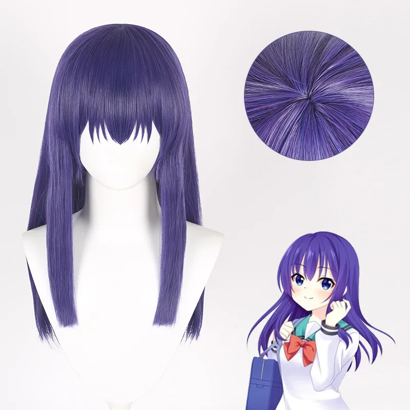 Teruhashi Kokomi Cosplay Wigs Women The Disastrous Life of Saiki K Cosplay Wig Heat Resistant Synthetic Hair Party + Wig Cap