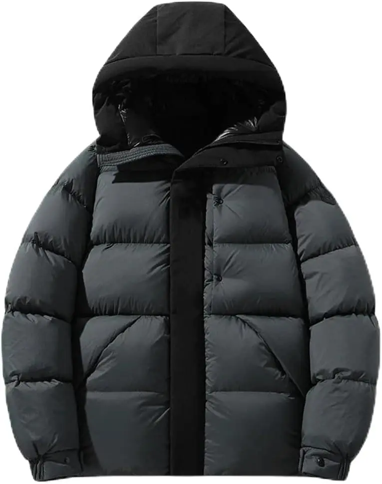 

Зимняя пуховая куртка для мужчин и женщин: укороченная и удлиненная модели, утепленная, с длинными рукавами