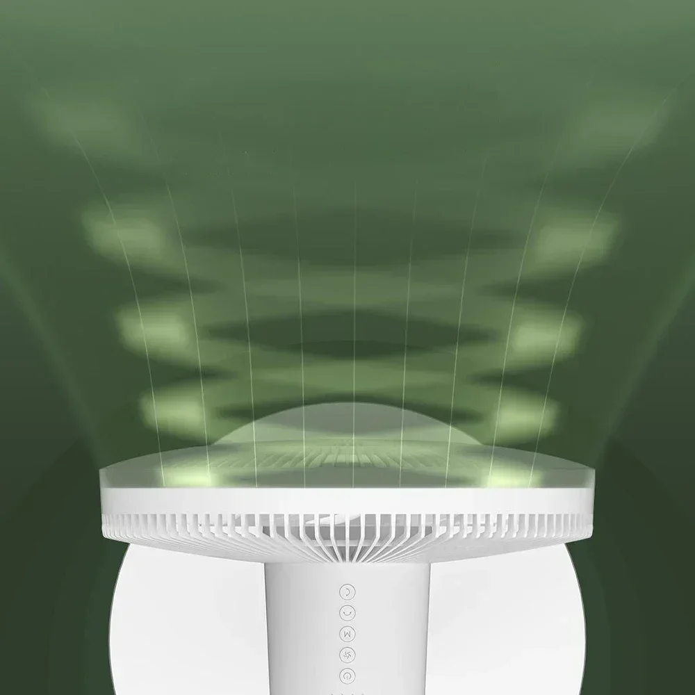 XIAOMI MIJIA إصدار بطارية مروحة أرضية عاكسة تيار مستمر ذكية، تدفق هواء طويل المدى بطول 13 مترًا، استخدام لاسلكي 11.7 ساعة، 150 ° التذبذب #1