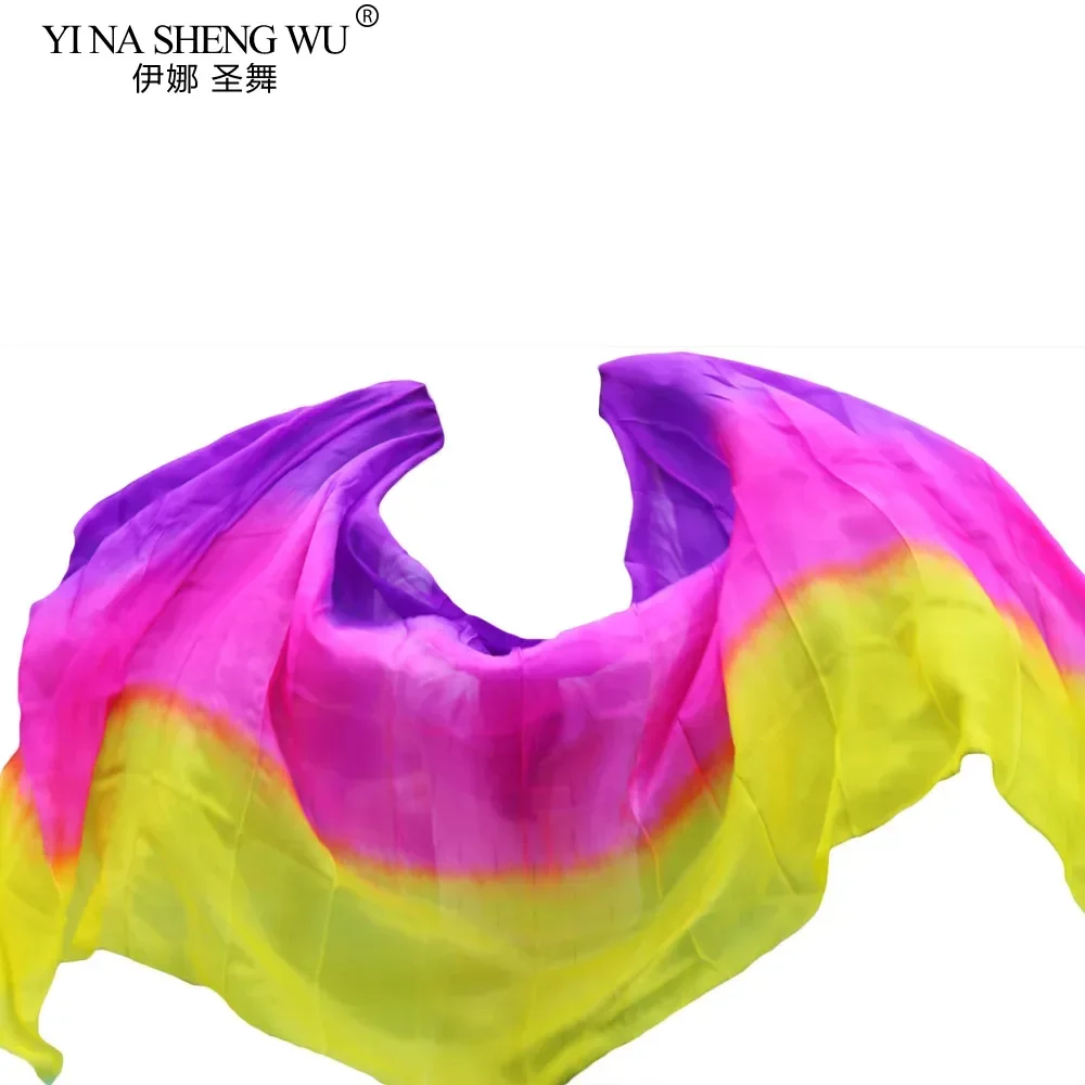 حجاب حريري 100% حجاب للرقص الشرقي تاريفا بيروت كوستم 250*114 سم ألوان متعددة متوفرة حجاب حريري للرقص الشرقي ألوان متدرجة #1