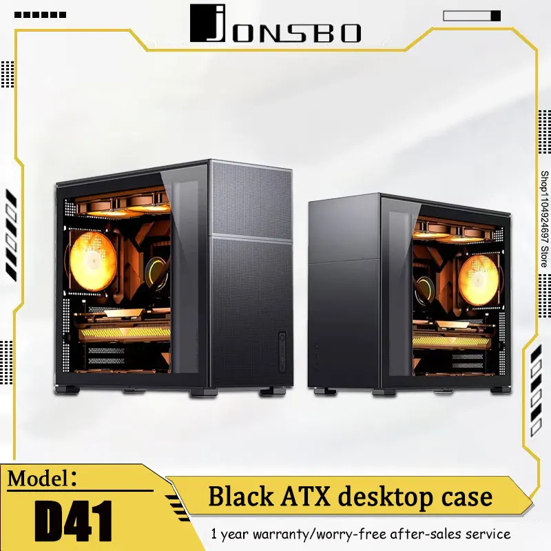 

Jonsbo Pine Cones D41/D31 Черный/Белый шасси ATX MATX Прозрачный корпус со стеклянной стороной 360° ​ ​ Чехол для настольного компьютера MESH с водяным охлаждением
