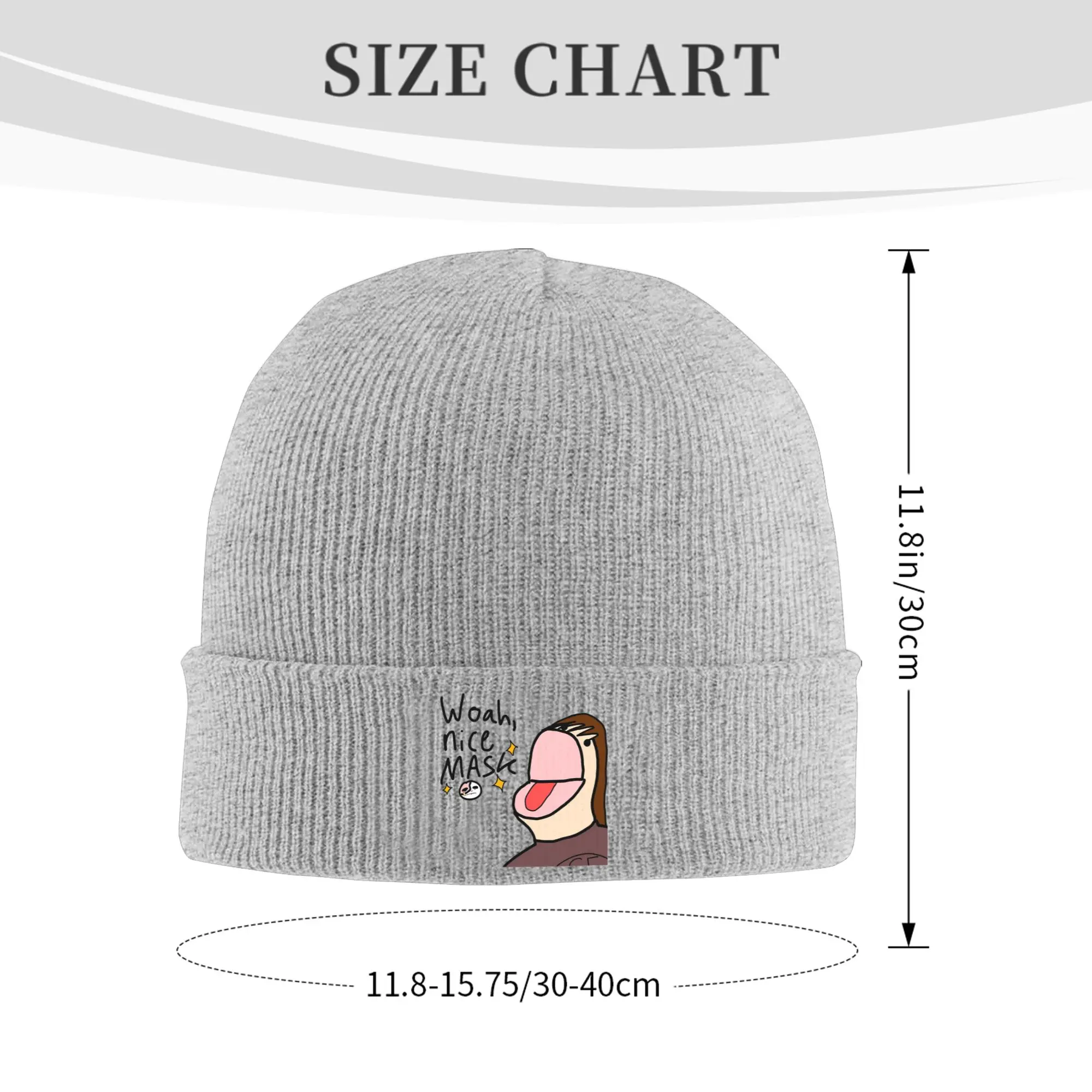 Larry Sally Face Nice Mask Winter Skullies Beanies Hat Warm Autumn Knitted Hats Bonnet Caps for Women Men