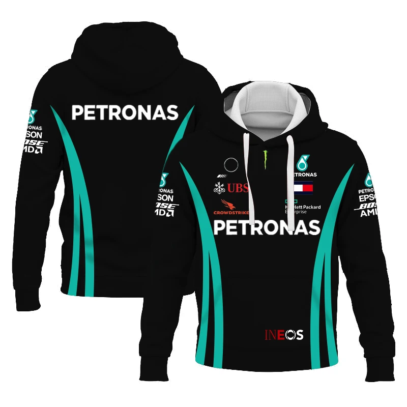 For Mercedes Benz Team Hoodie Keto 2023 Season F1 Racing Team Casual Sweatshirt Men's Breathable Jacket , Zipper