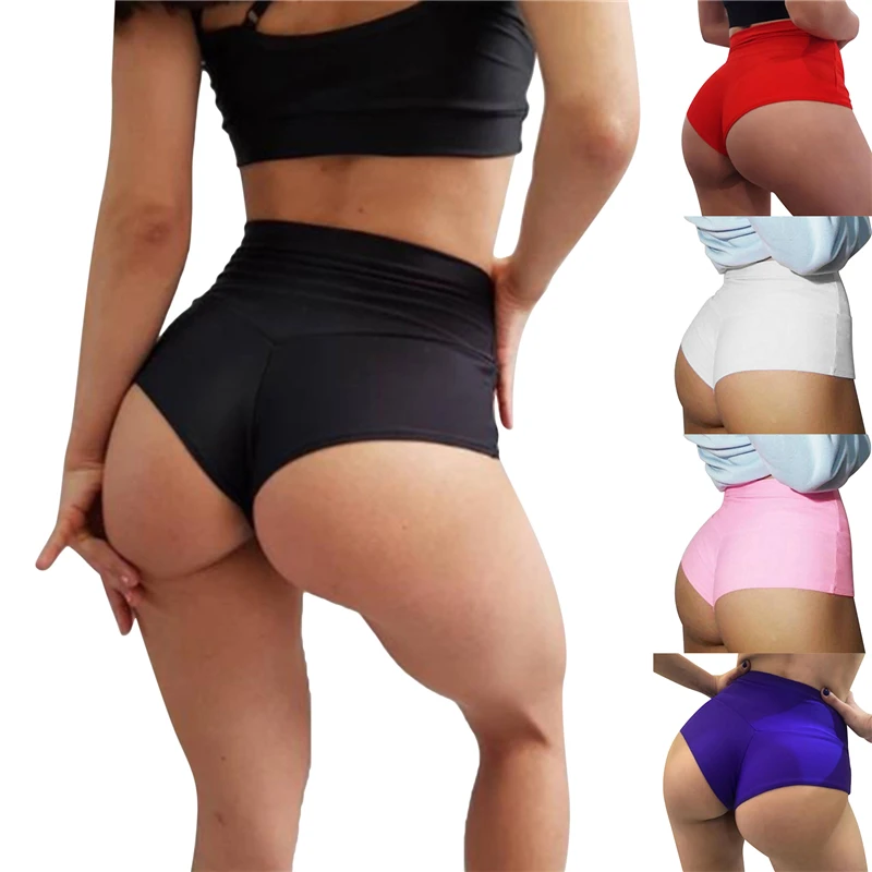 

2024 Summer Workout Fitness Shorts Seamless Biker Shorts Women High Waist Female Clothing Push Up Short Elasticity Breathable