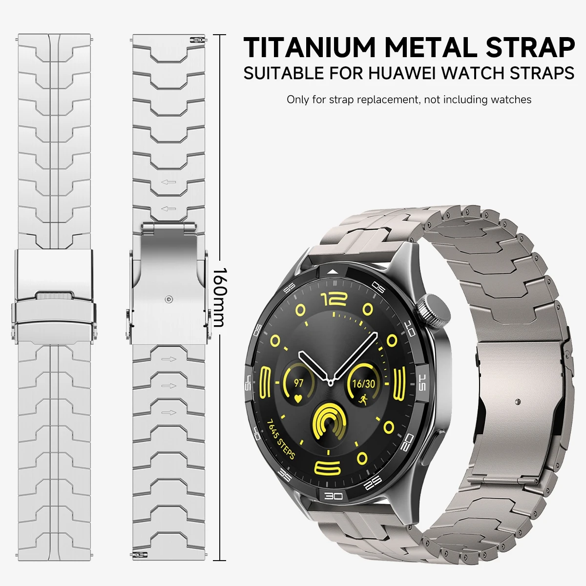 20mm 22mm Titan Armband für Huawei Watch5 GT5 Pro GT4 46mm Metall Luxus Armband Für Samsung Galaxy 7 6 4 5 44mm 40mm Männer Band – Detail 23