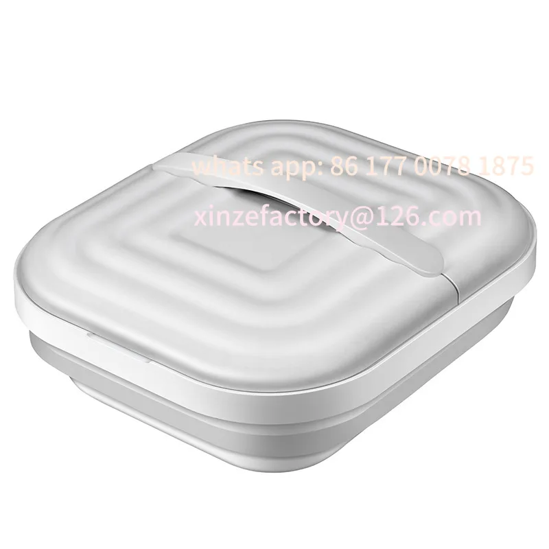 Customizable Portable Thermostatic Foot Massage Tub Foldable Heating Automatic Foot Bath Tub For Home To Promote Blood