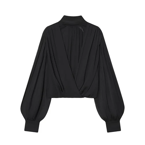 Imagen 2 del producto Camisas de nueva perspectiva para mujer, Tops holgados a la moda de manga larga, blusas elegantes de primavera, blusas de viaje de calle para jóvenes 2026