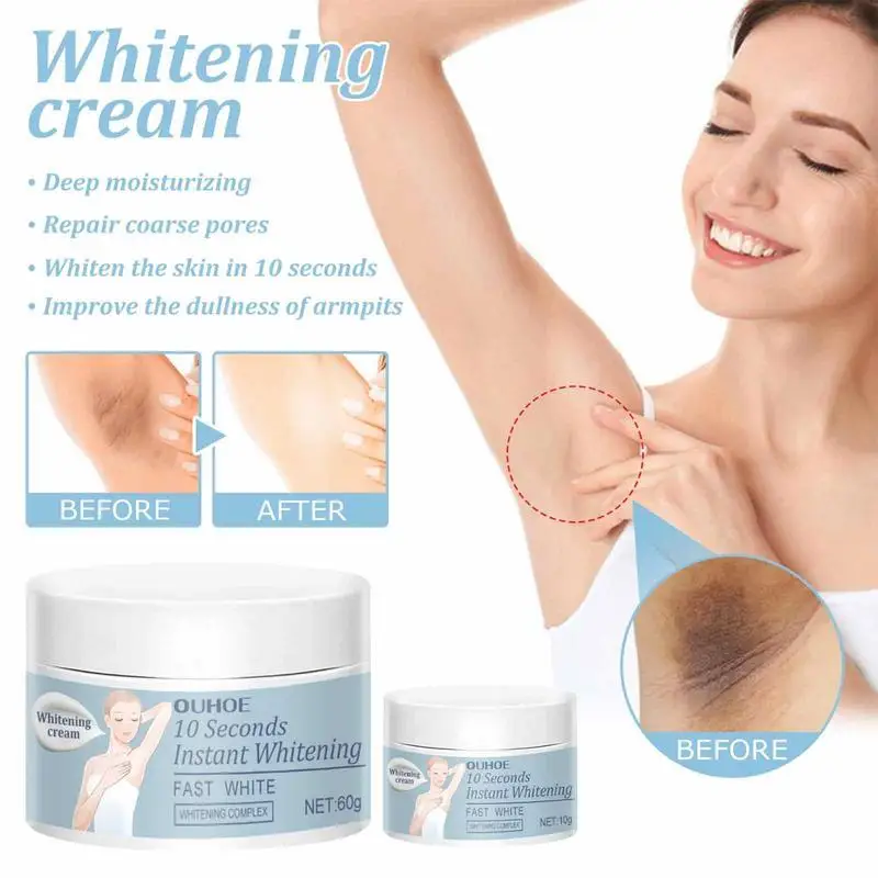 

Underarm Lightening Dark Spot Corrector Cream 10/60g Intimate Area Dark Spot Corrector With Instant Results for Knees Elbows