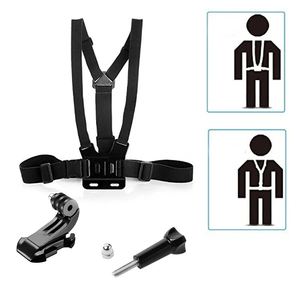حزام الصدر قابل للتعديل ل Gopro بطل 10/9 الصدر جبل تسخير جبل حزام للعمل كاميرا الرياضة اكسسوارات ل GoPro