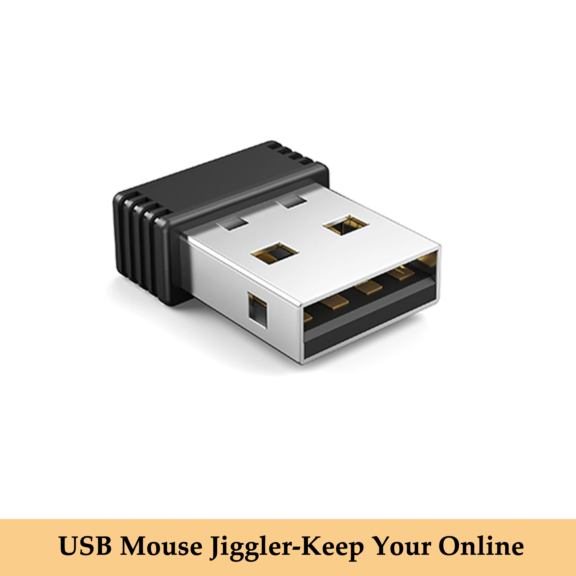 Mini Mouse Jiggler porta USB Shaker Wiggler motore automatico non rilevabile per Laptop mantiene il Computer sveglia simulare il movimento del Mouse 7 Mini Mouse Jiggler porta USB Shaker Wiggler motore automatico non rilevabile per Laptop mantiene il Computer sveglia simulare il movimento del Mouse 7