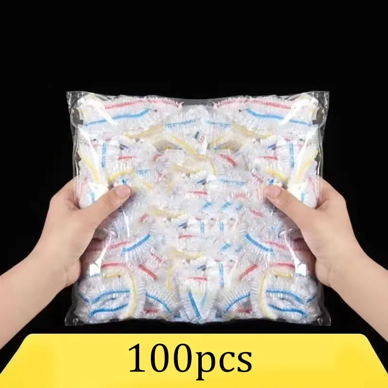 100/300/500PCS Household Plastic Wrap Bag Disposable Food Grade PE Fruit Food Preservation Plastic Bag Kitchen Essential