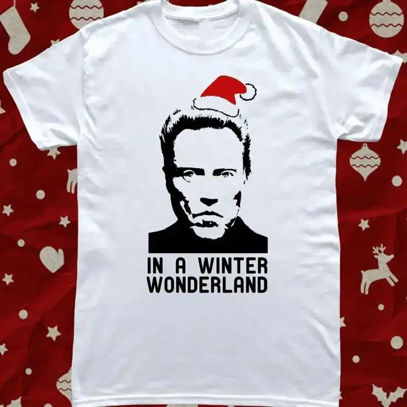 Ffunny Christmas Christopher Walken Winter Wonderland T-Shirt