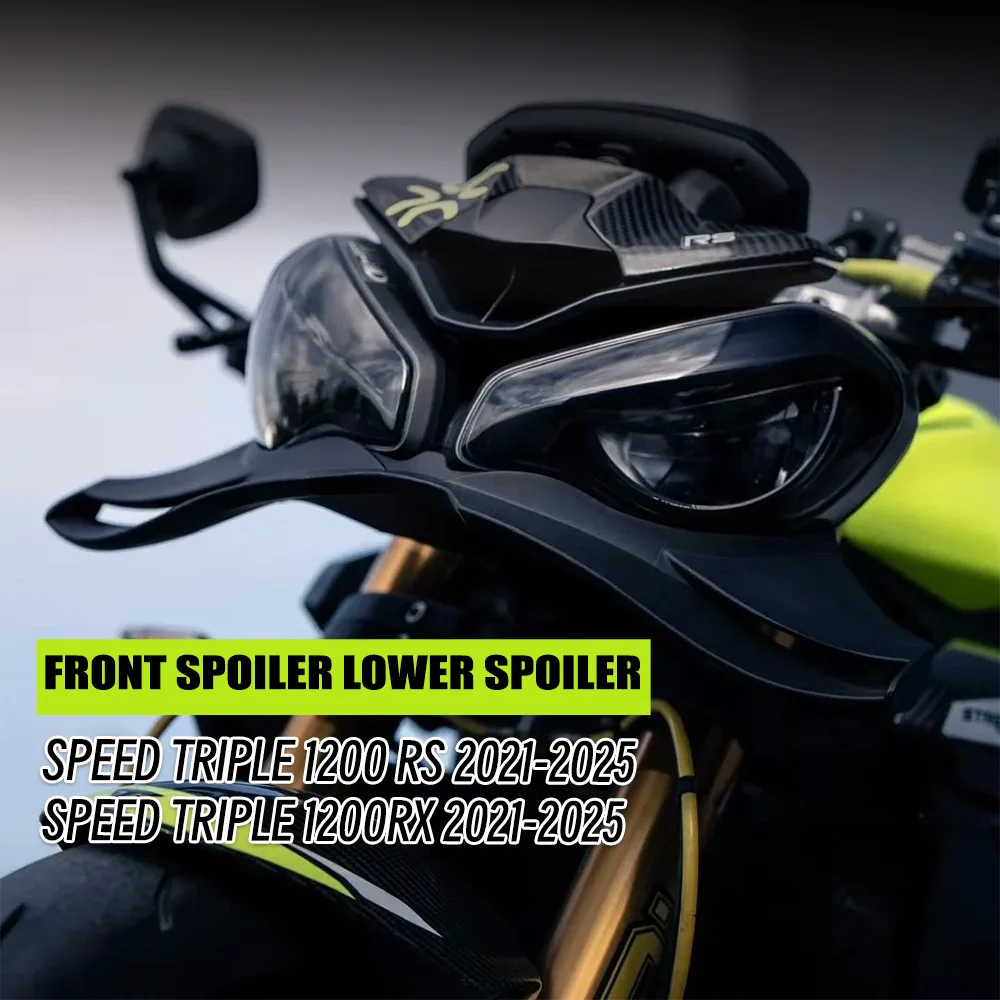 

Для Speed Triple 1200 RS / RX 2021-2025: Передний спойлер, нижний спойлер, нижняя накладка, GP WING DOWNFORCE, передние спойлеры NAKED FRONTAL SPOILERS 1200RS