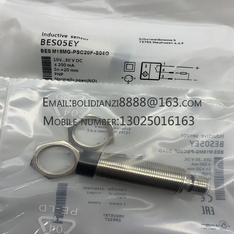 Novo Sensor de Proximidade, BES M18MG-POC16F-S04G