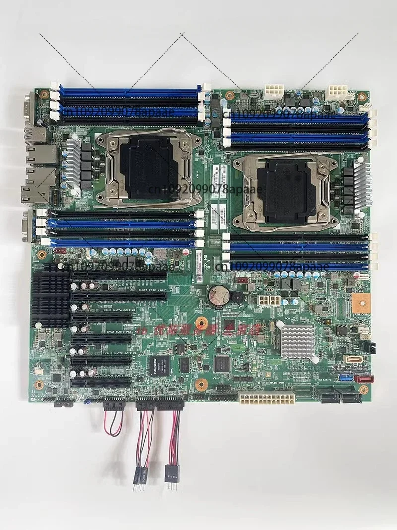 RD450X dual X99 server main board 2680v4 DIY computer can be on dual card Gigabit network port with boot cable