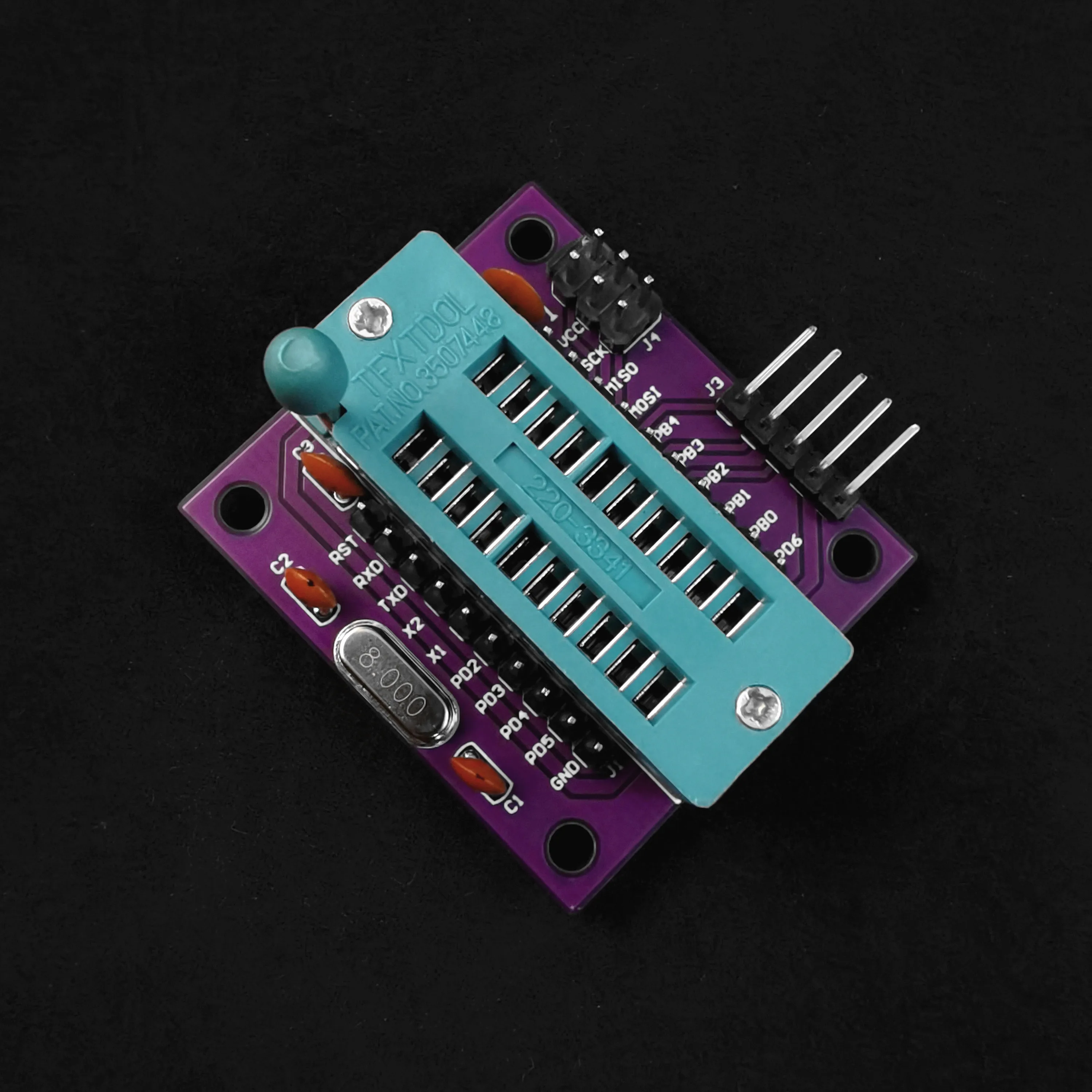 miniCore ATtiny2313/4313/A/V-10PU DIP20 Minimum System Board Can Make Arduino Programming Block With ISP6 and Serial Inteface