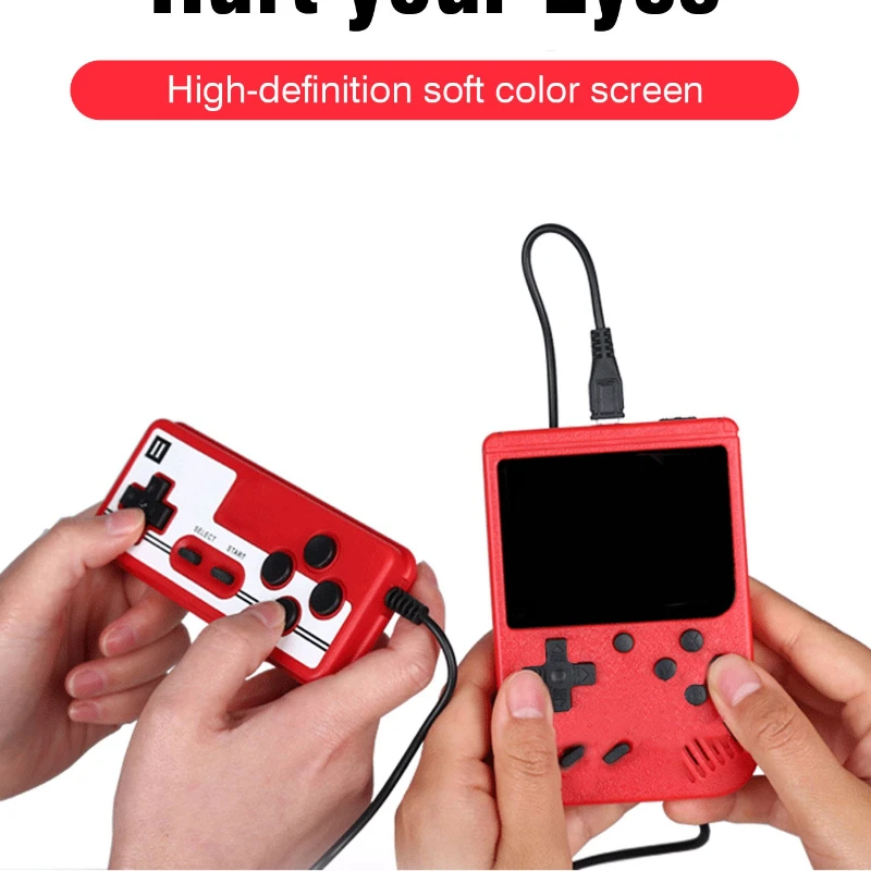 Portable Mini Retro Handheld Video Game Consoles Players 400 Classic Nostalgic Games Support 2 Plyers TV Output 3in Screen