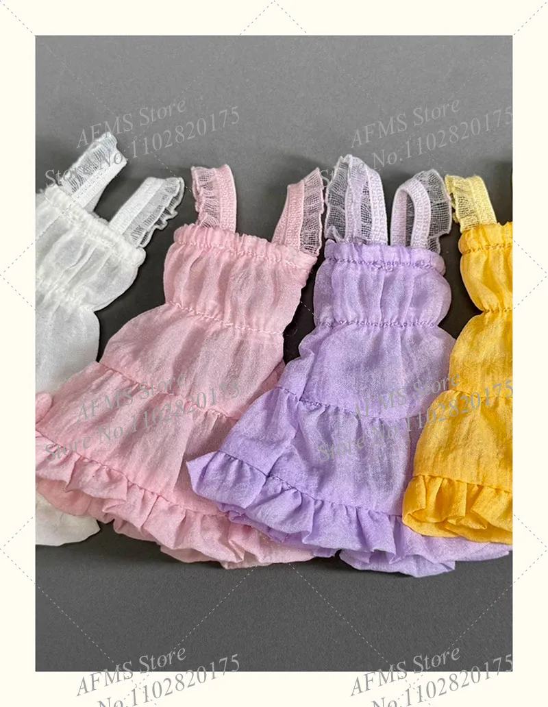 Figura coleccionable a escala 1/12, vestido de princesa, tirantes sin mangas, ropa de Anime apta para cuerpo de figura de acción de soldado de 6 pulgadas para mujer