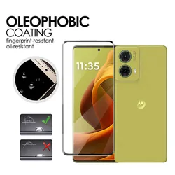 Full Glue For Motorola S50 Neo Tempered Glass For Motorola S50 Neo HD Screen Protector Camera Len Film for Motorola S50 Neo 5G