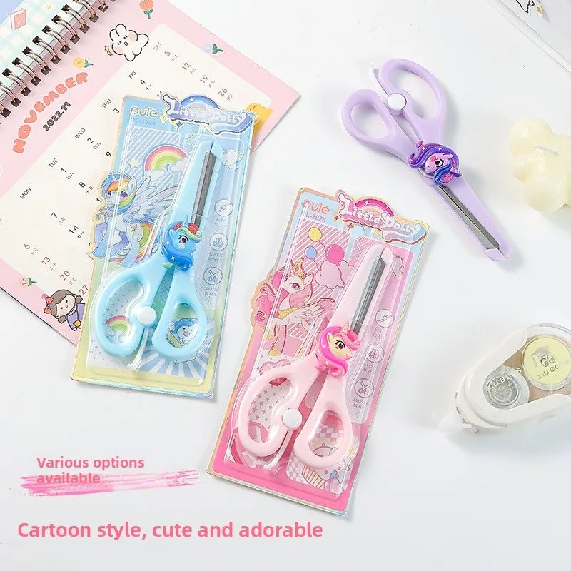 2025 New Scissors Cute Mini Portable Cutting Knife Student Handmade Hand Account DIY Safety Scissors