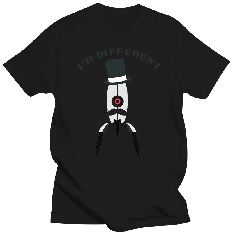 Portal Turret I'm Different GlaDOS Dapper Video Game Inspired T-Shirt S-2XL 2019 fashion t shirt,   100% cotton tee shirt