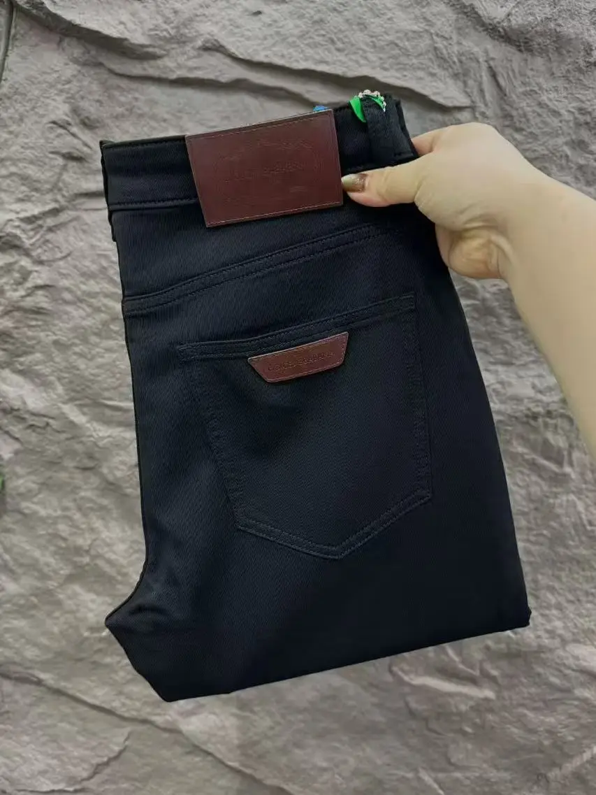 

High-Quali Anti-Fading Men's Jeans Sli Faionable New Arrival Comfortable Premium Quali Cool Mid-Waist Casual Jeans