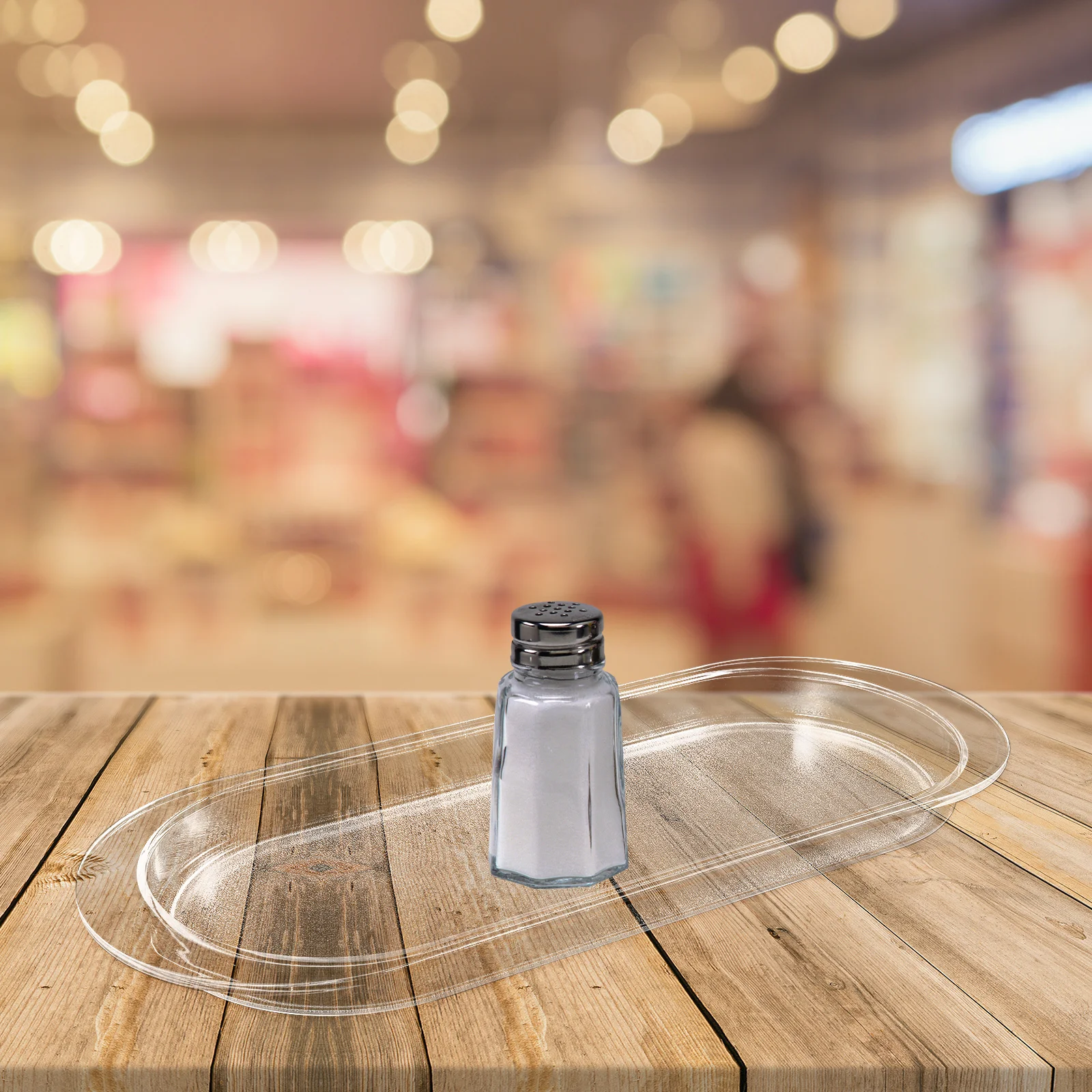 

Acrylic Tray Reusable Plastic Spice Bottle Holder Kitchen Organizer Condiment Storage Rack Seasoning Jar Tray Sundries