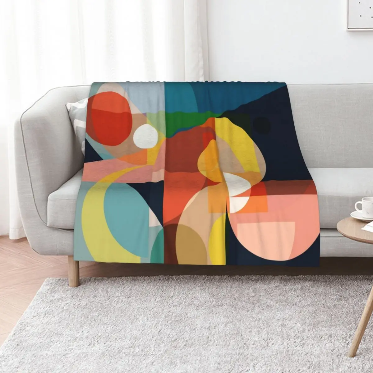 Mid Century Design 4 Throw Blanket Beautifuls Blankets For Bed Picnic warm winter Sofa Throw Furrys Blankets