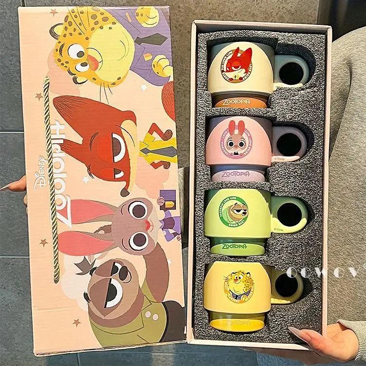 

Disney Zootopia Nick Judy Cup Girl Аниме Мультфильм Керамическая чашка Аниме Узор Пара Молоко Пить кофе Керамическая кружка Подарок на день рождения