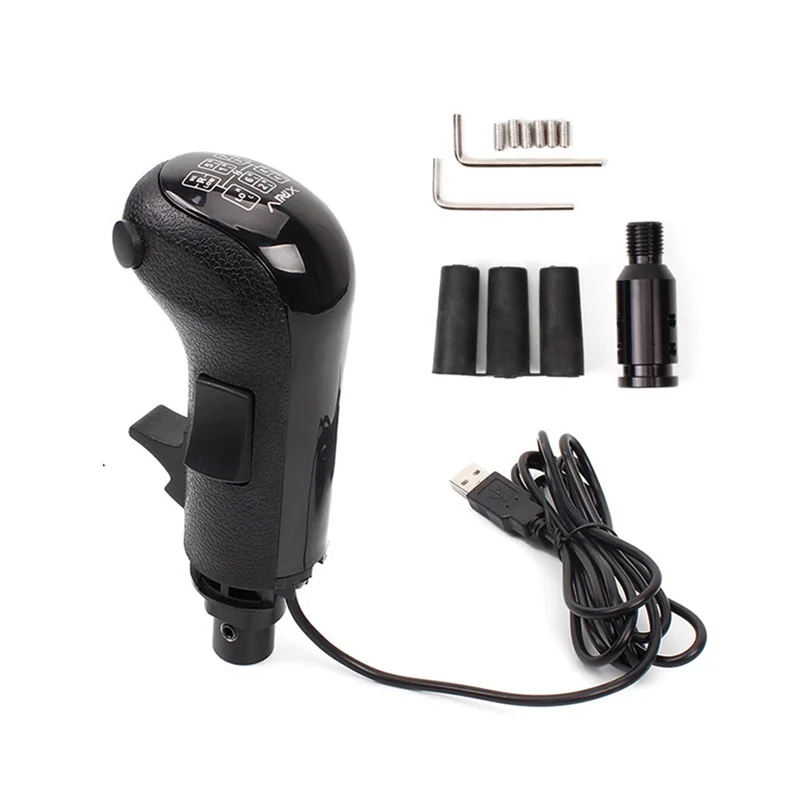 A13F-USB مقبض ناقل الحركة شيفتر المقبض ل لوجيتك G923 G29 G27 G25 TH8A USB مقبض ناقل الحركة ل ATS ETS2 HB043 #2