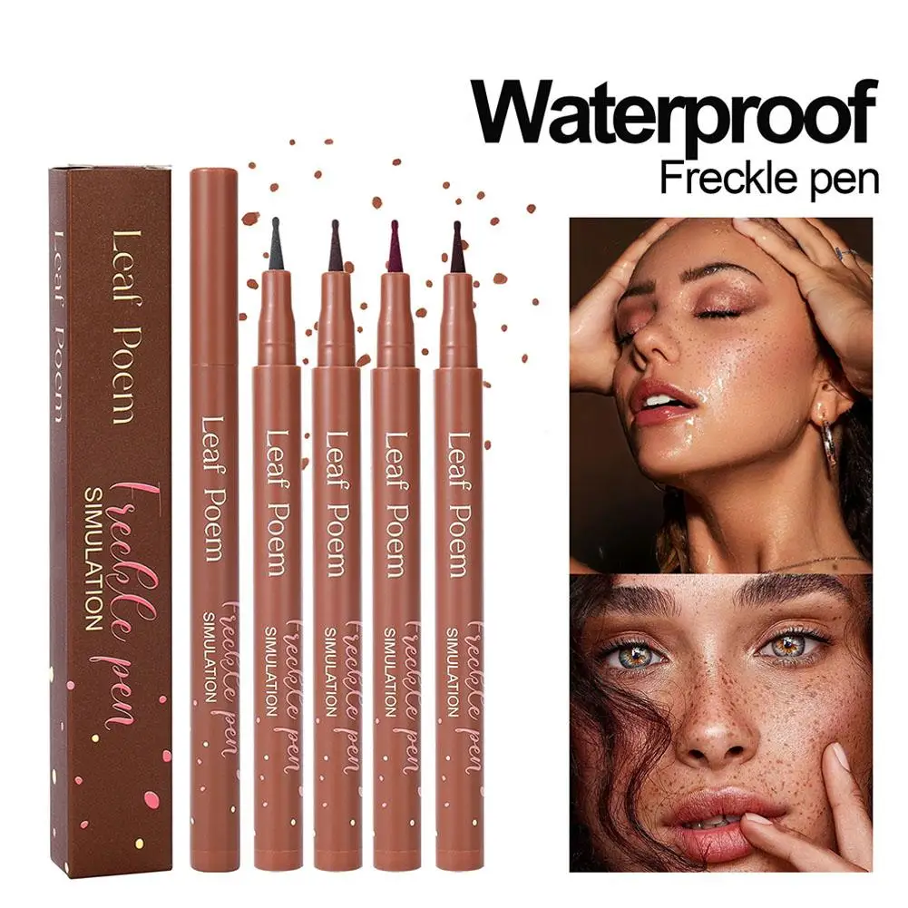 Freckle Makeup Pen Smooth, Natural, Waterproof, Round Makeup Design Freckle Tools Makeup Head Makeup Tool Asian Makeup A0L7